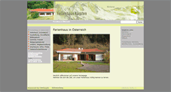 Desktop Screenshot of haus-kaernten.de